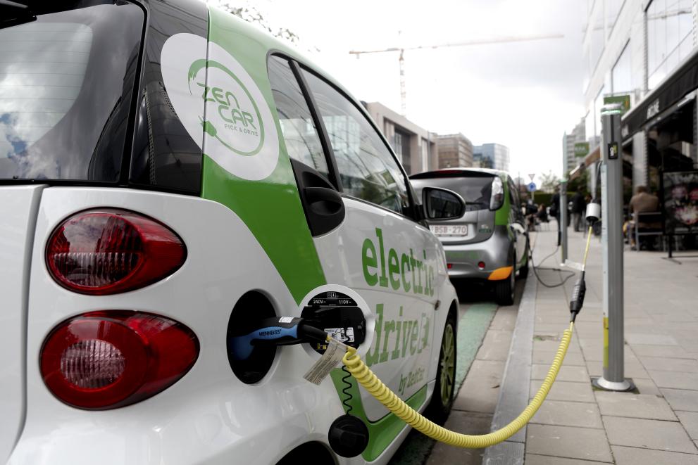 Share of electric cars: Brussels
