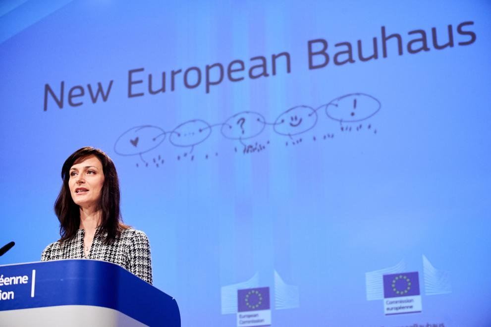 Press conference by Mariya Gabriel and Elisa Ferreira, European Commissioners, on the launch of the new European Bauhaus
