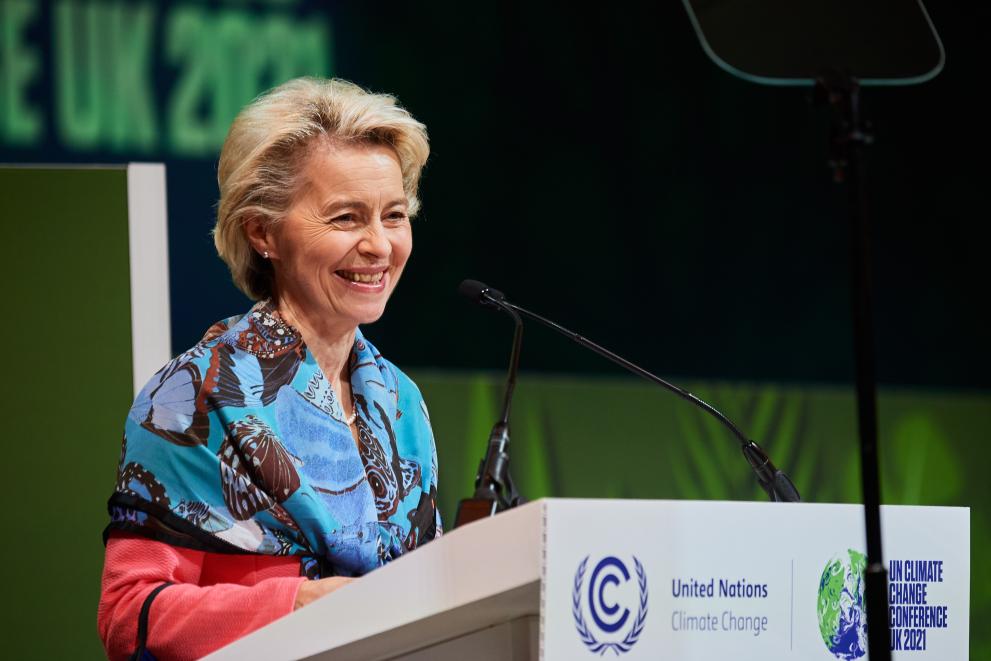 Participation of Ursula von der Leyen, President of the European Comission, in the the UN Climate Conference (COP26) in Glasgow