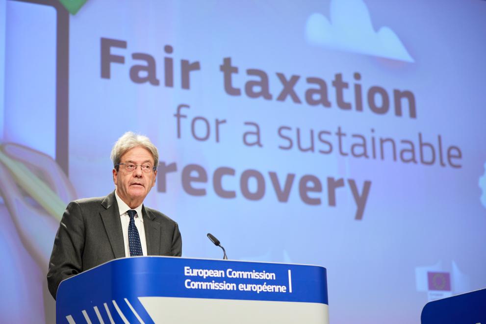Read-out of the weekly meeting of the von der Leyen Commission by Paolo Gentiloni, European Commissioner, on a global minimum level of taxation and the misuse of shell entities