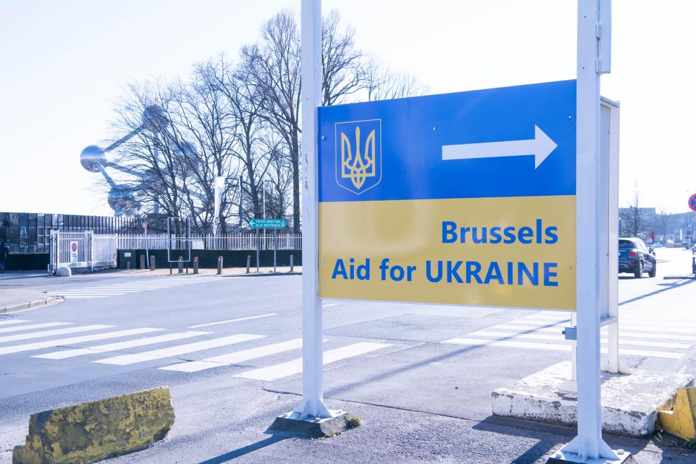 Collection of donations in Brussels to help the Ukrainian population 