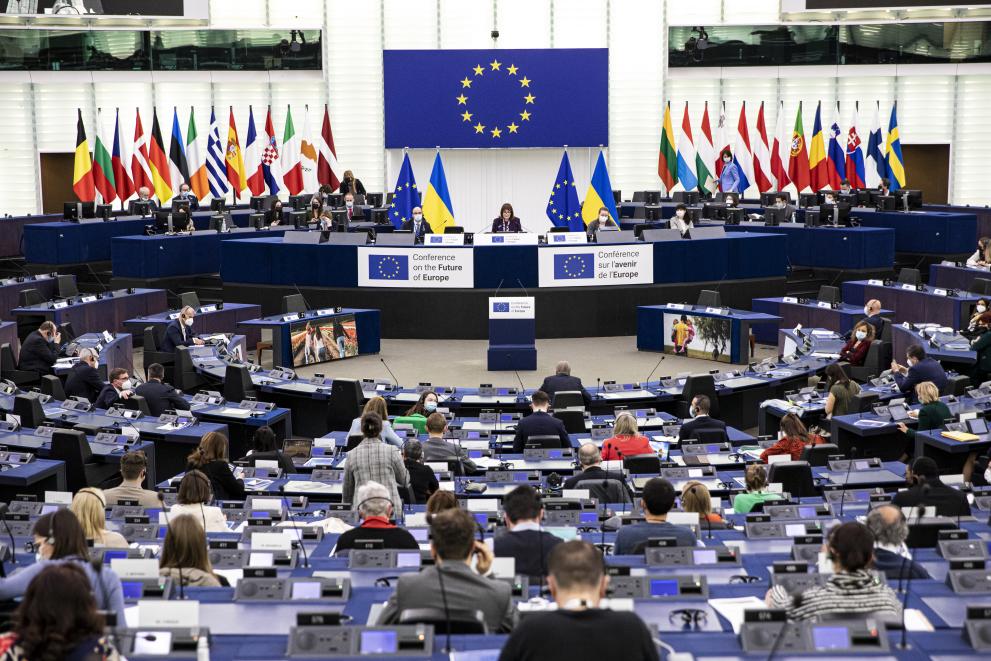 Participation of European Commission college members in the Plenary Session of the Conference on the Future of Europe:  Strasbourg
