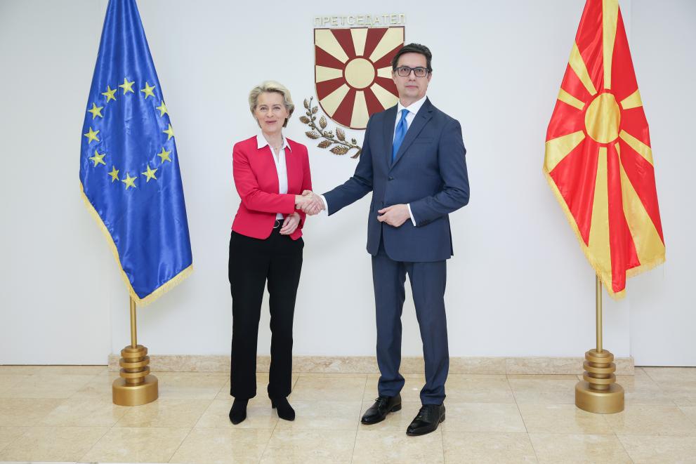 Visit of Ursula von der Leyen, President of the European Commission, in North Macedonia
