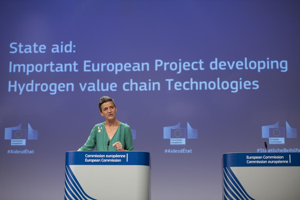 Press conference by Margrethe Vestager, Executive Vice-President of the European Commission, on an important Project of Common European Interest in the hydrogen technology value chain