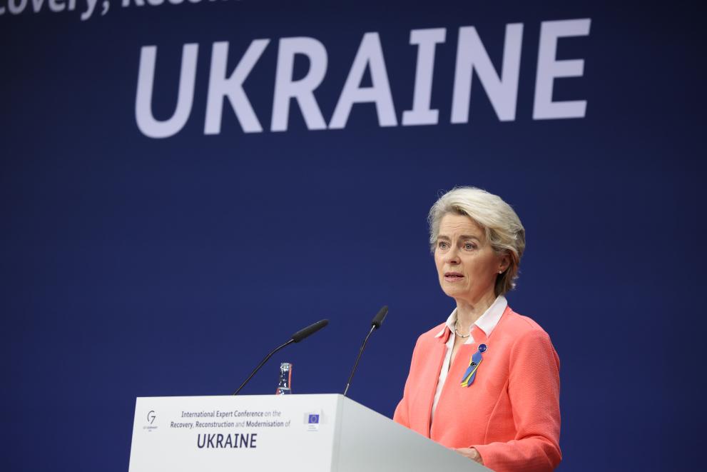 Participation of Ursula von der Leyen, President of the European commission, in the International Expert Conference on the Recovery, Reconstruction and Modernisation of Ukraine