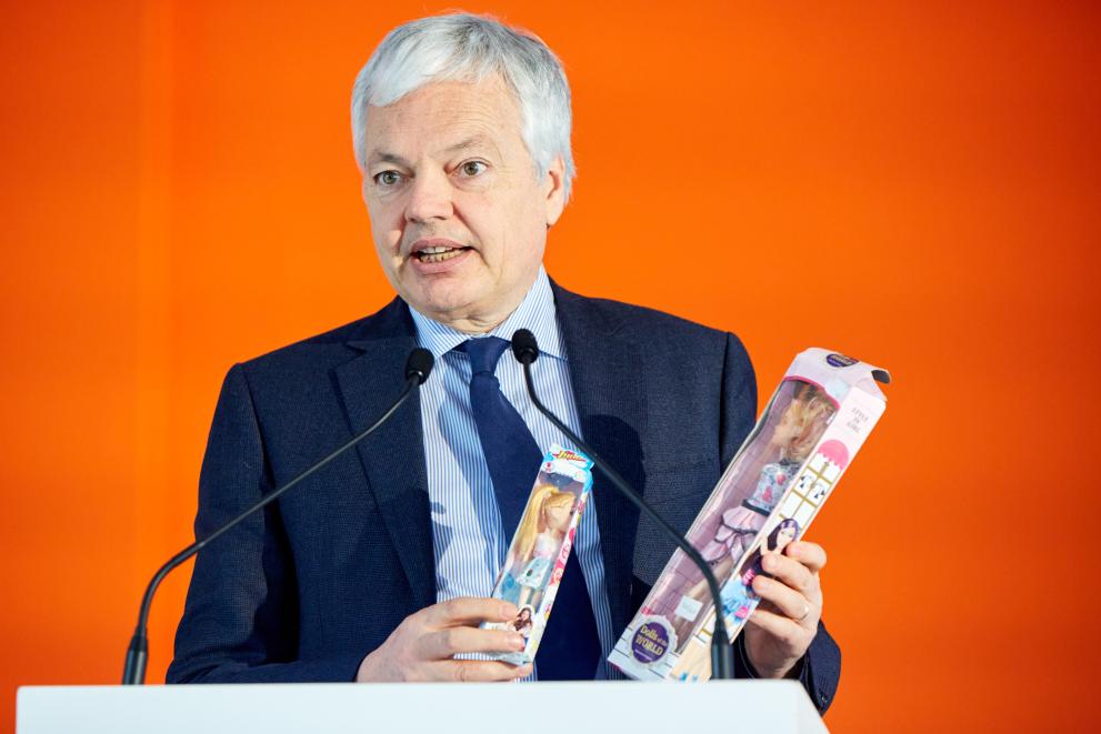 Participation of Didier Reynders, European Commissioner, in the Annual Safety Gate Media Event