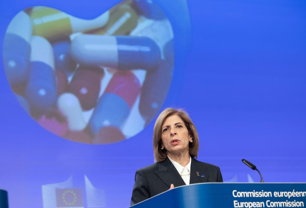 Press conference by Stella Kyriakides, European Commissioner, on addressingmedicine shortages in the European Union