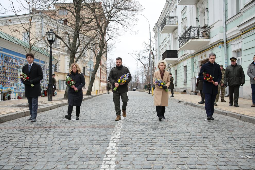 Visit of Ursula von der Leyen, President of the European Commission, to Ukraine