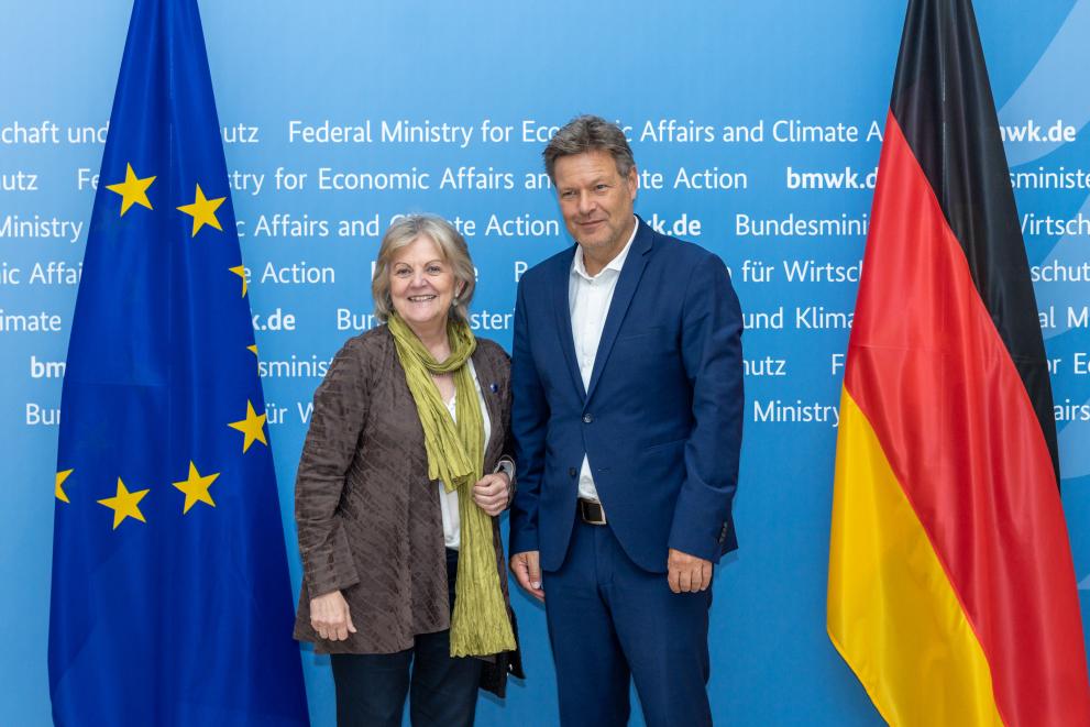 Visit of Elisa Ferreira, European Commissioner, to Germany