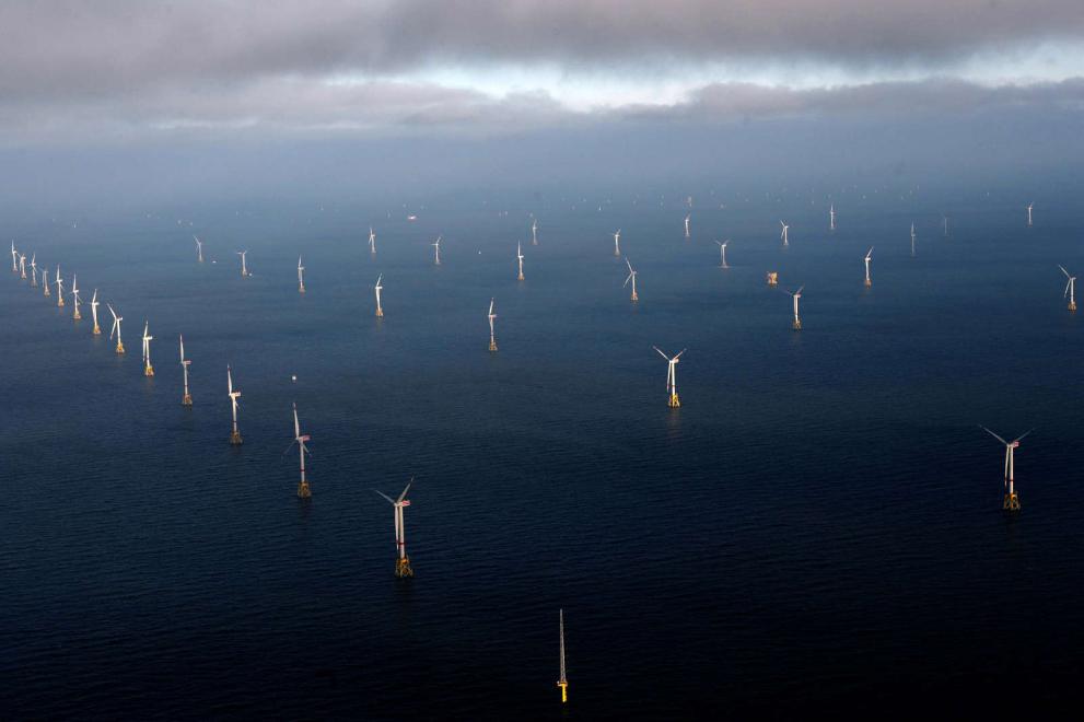Nordsee Ost offshore wind farm.