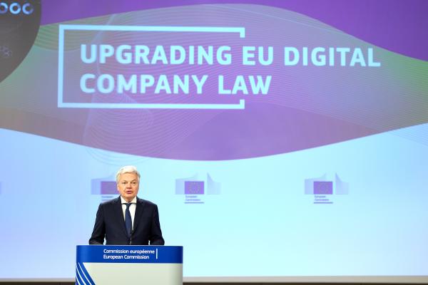 Read-out of the weekly meeting of the von der Leyen Commission by Didier Reynders, on the modernization of EU company law