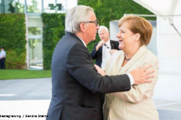 Juncker Merkel Berlin