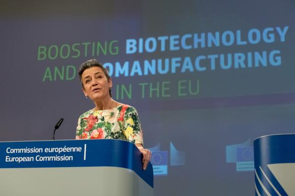 Press conference by Margrethe Vestager, Executive Vice-President of the European Commission, on the Communicationon boosting biotechnology and biomanufacturing in the European Union